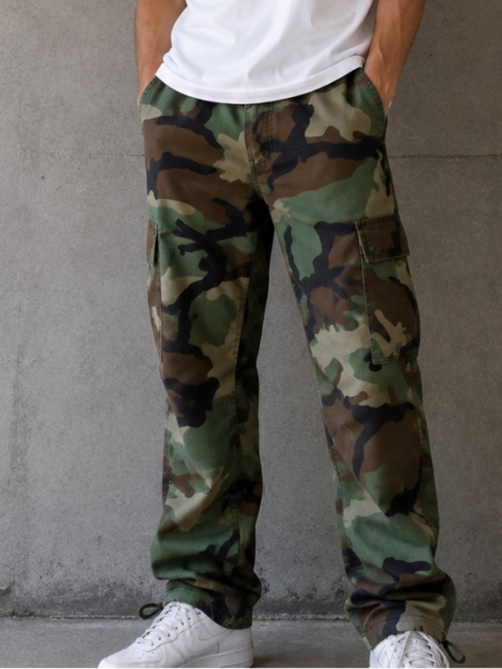 Propper Woodland Camo BDU Combat Cargo Pants Medium Regular Military